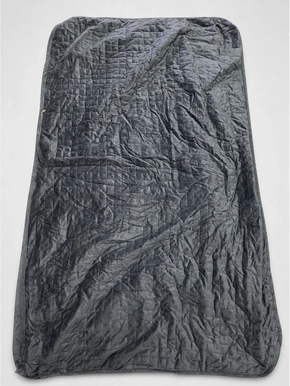 15 lb Gray Weighted Blanket 47